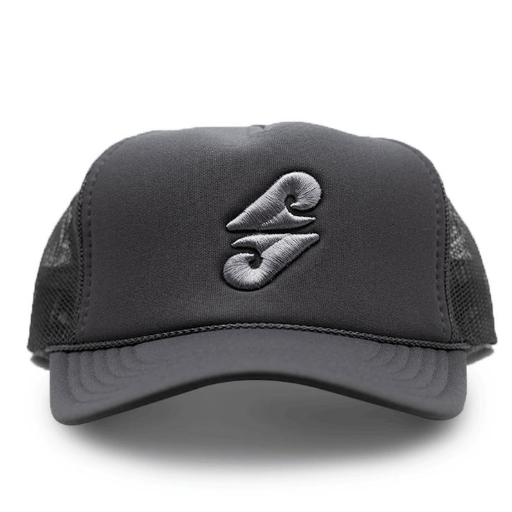 S Trucker Hat (Faded Charcoal)