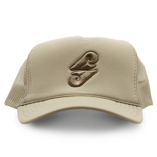 S Trucker Hat (Saddle Khaki)